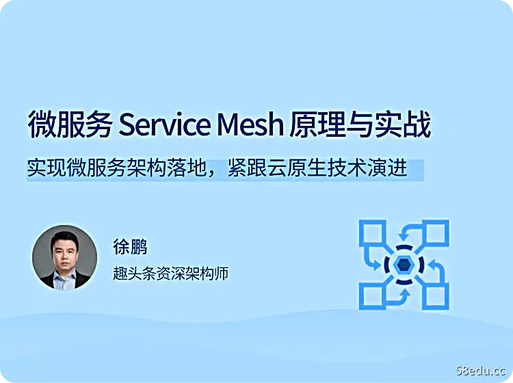 微服务Service Mesh原理与实战-不可思议资源网