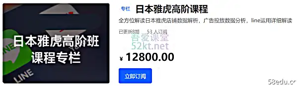 日本雅虎初级、进阶、进阶课程价值22768元电商营销单1