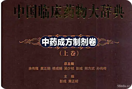 中医临床医学词典中药方剂卷两册pdf免费版