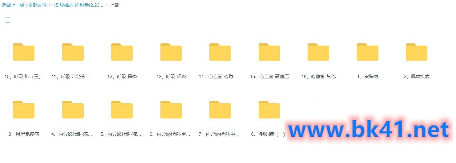 吴雄志·内科学视频课程(2.23GB)插图