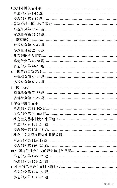 2021考研政治晓1000题简明背诵版PDF免费版