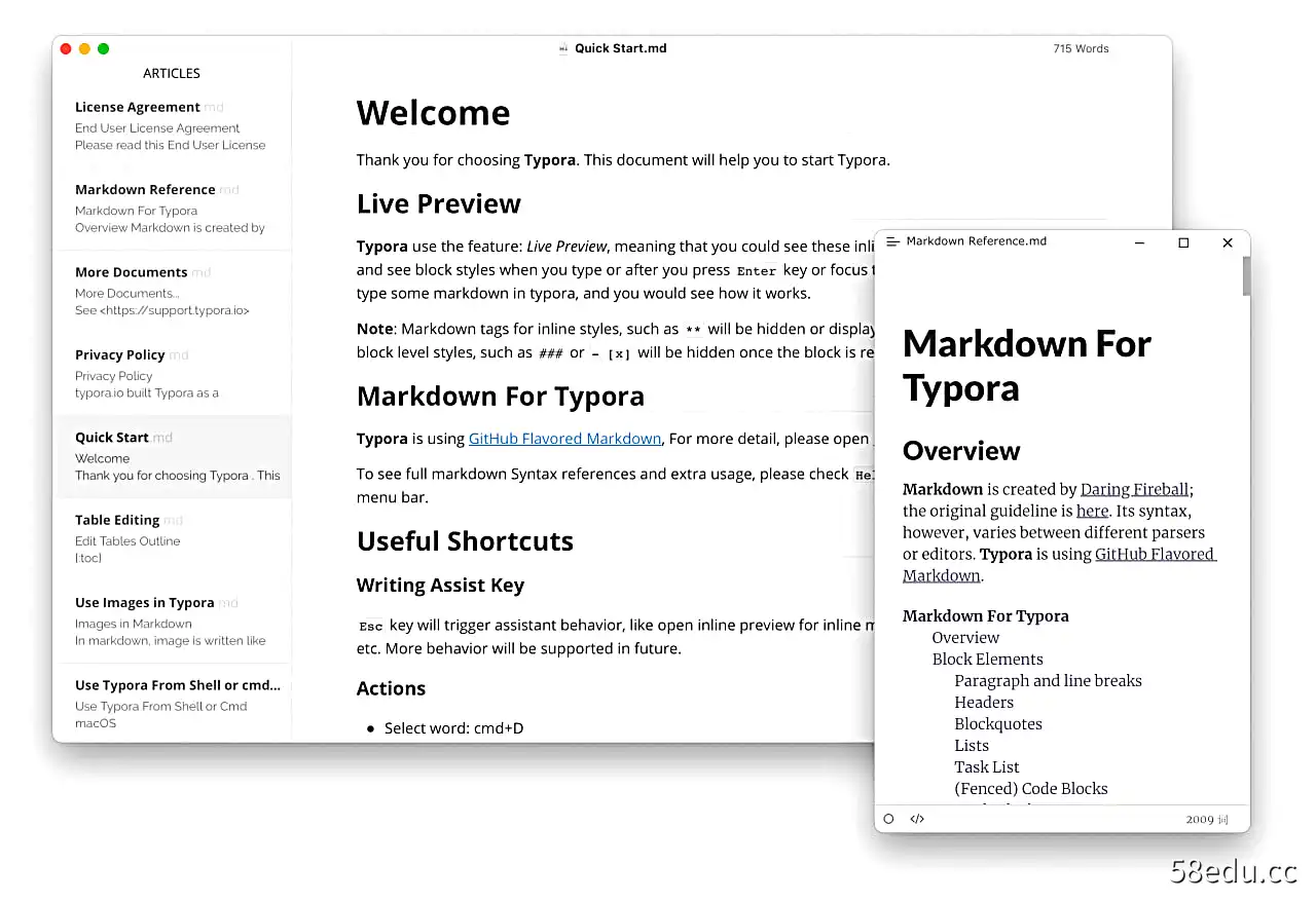 Typora Markdown 编辑器学习版-不可思议资源网
