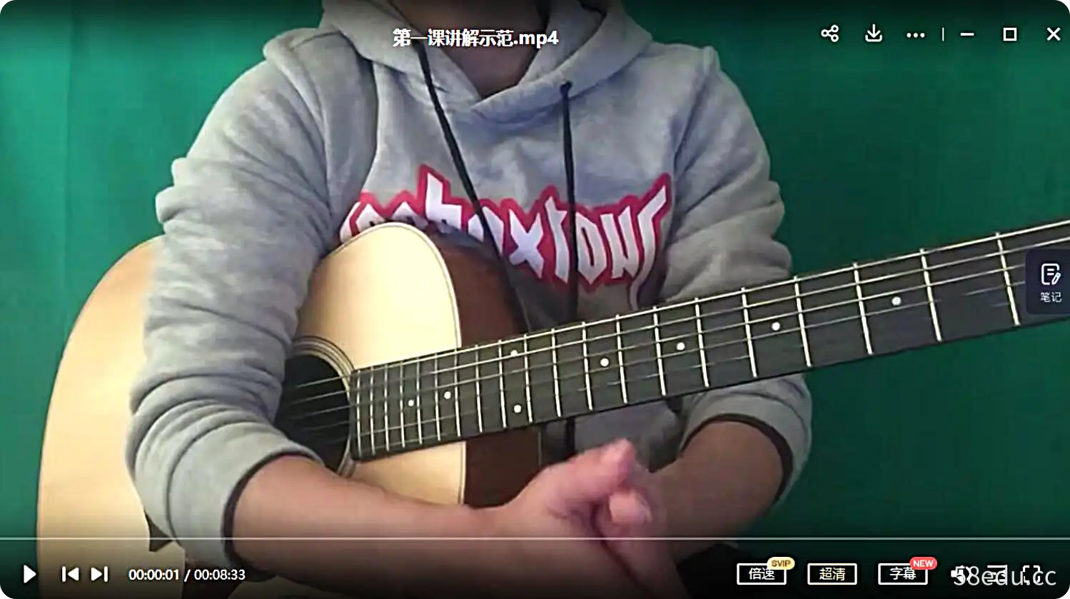 图片[1]-finger王老西-木吉他敲击系列课程（bluse style+rock Style）-不可思议资源网